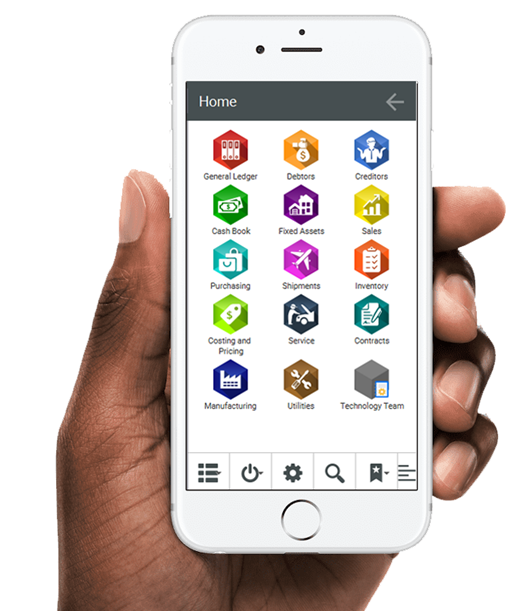 screenshot of Embrace ERP